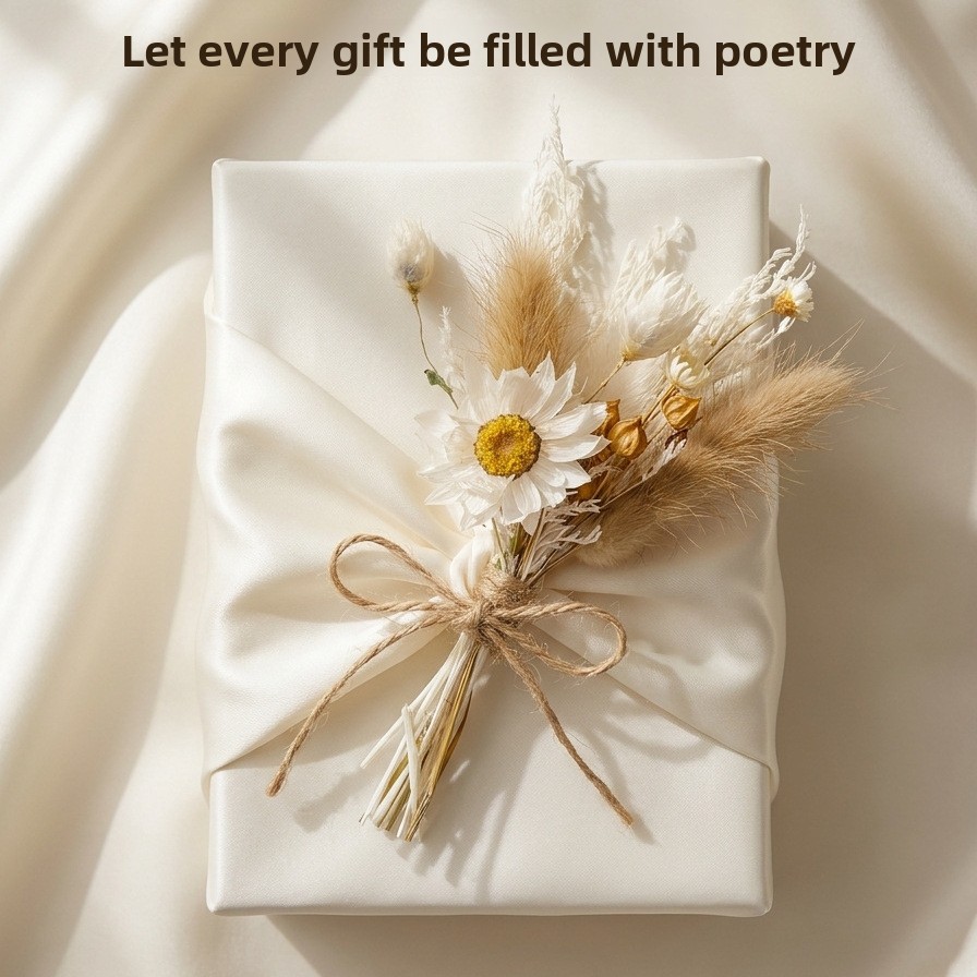 Mini Dried Flower Bouquet Natu - Dried Flower Bunch recension och pris