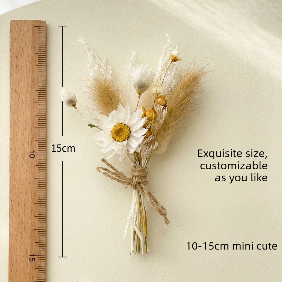 Mini Dried Flower Bouquet Natu - Dried Flower Bunch recension och pris